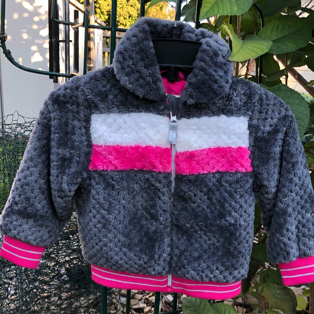 Toddler Girl’s Cuddly Cozy Lightweight Fleece Jacket